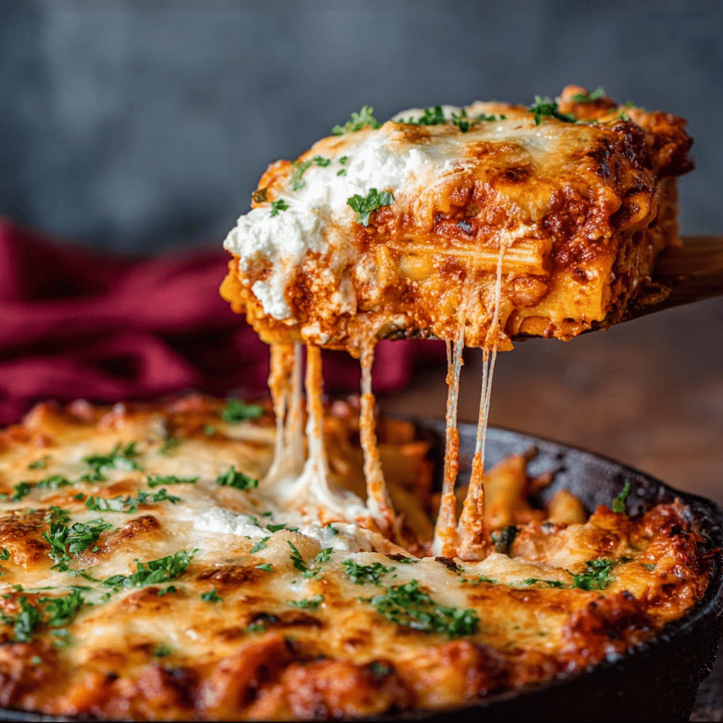 Skillet Lasagna Recipe - Recipe Image