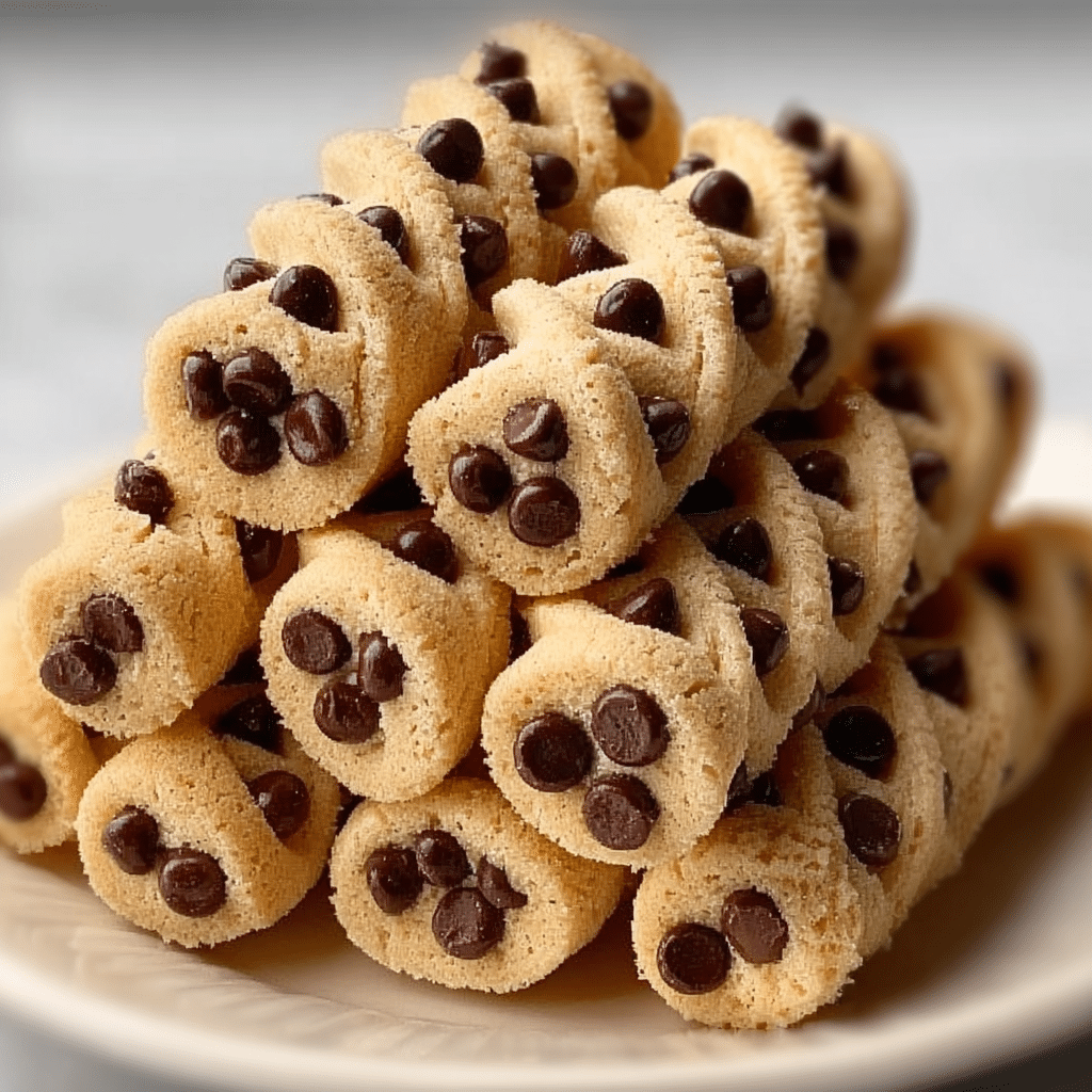 Quick and Easy Chocolate Chip Cookie Dough Twists Recipe - Recipe Image