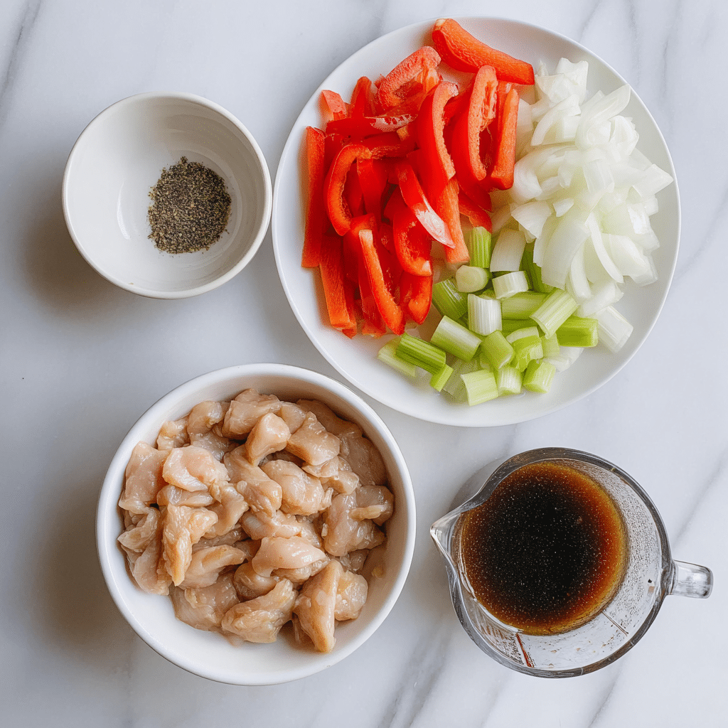 Quick and Easy Black Pepper Chicken Recipe - Recipe Image