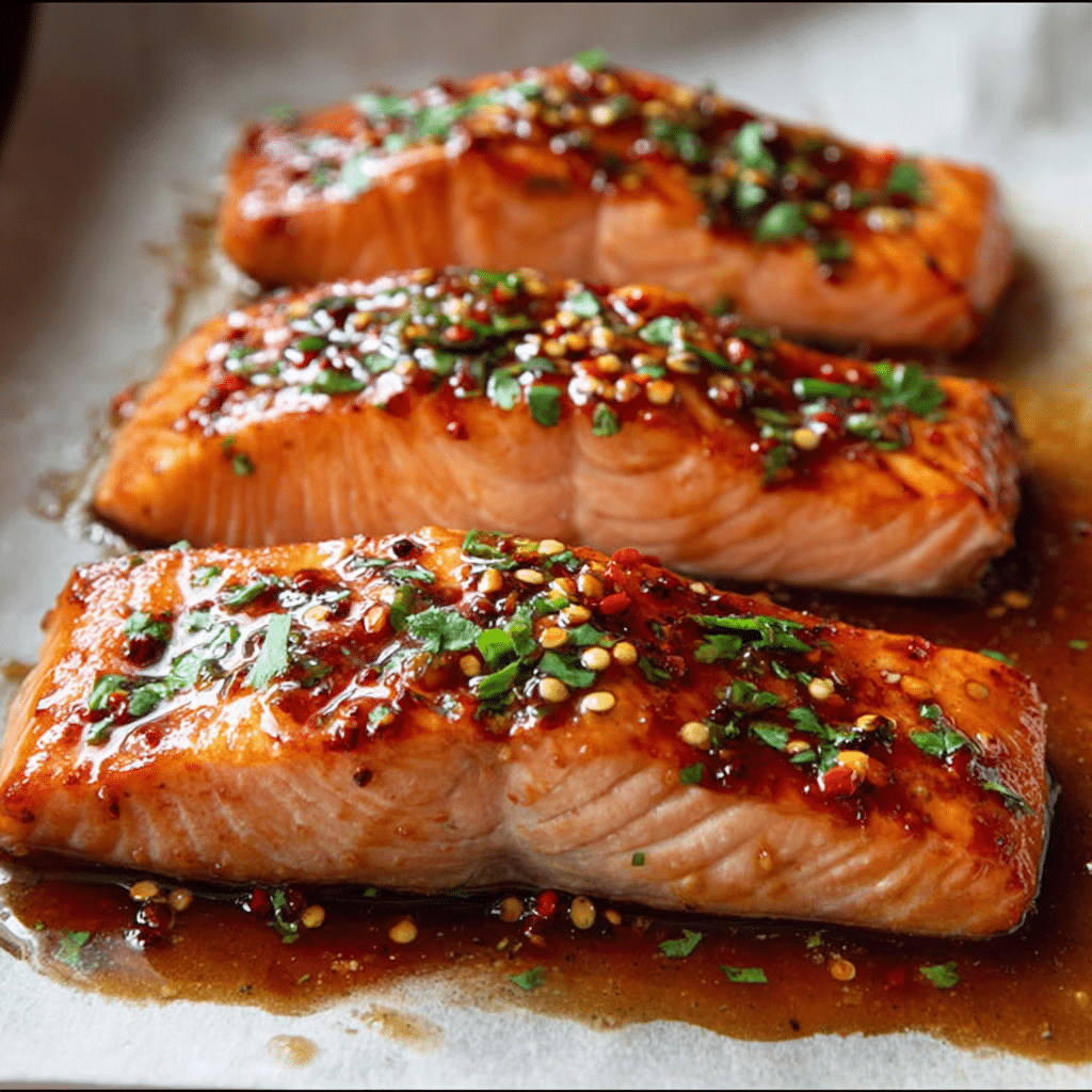 Honey Glazed Salmon Recipe - Recipe Image