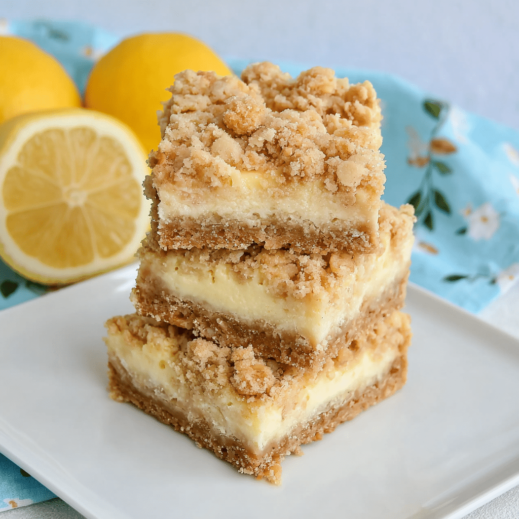 Lemon Crumb Bars Recipe - Recipe Image