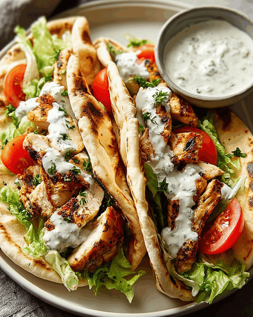 greek chicken gyros Recipe