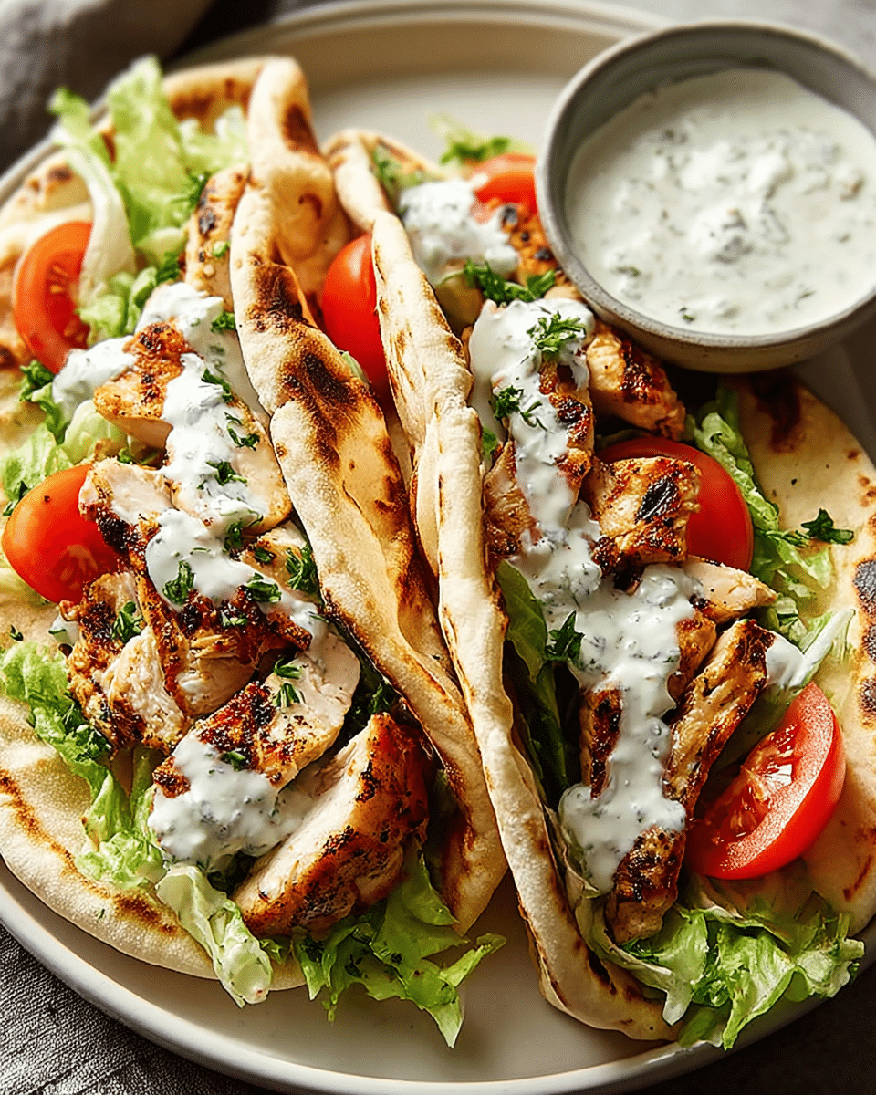 Greek Chicken Gyros Recipe Taste The Mediterranean At Home