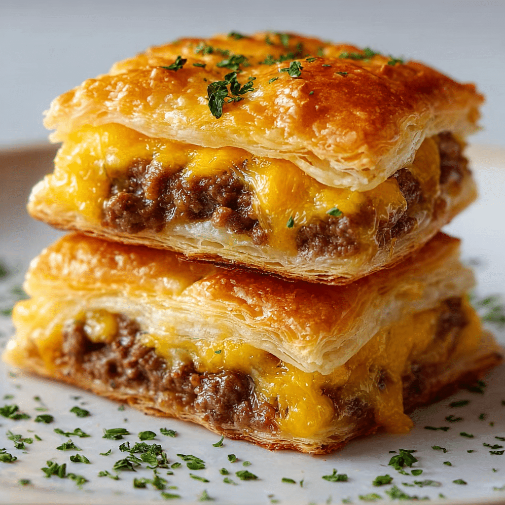 Sausage Cheese Butter Swim Biscuits Recipe - Recipe Image