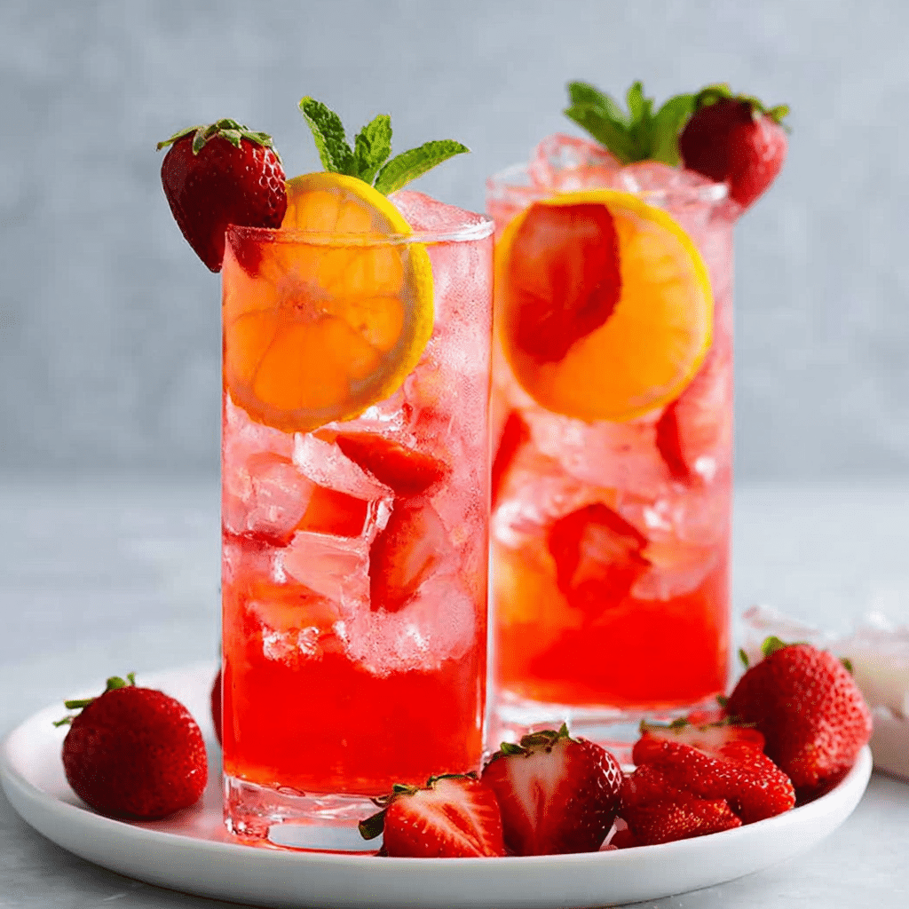 Southern Strawberry Sweet Tea