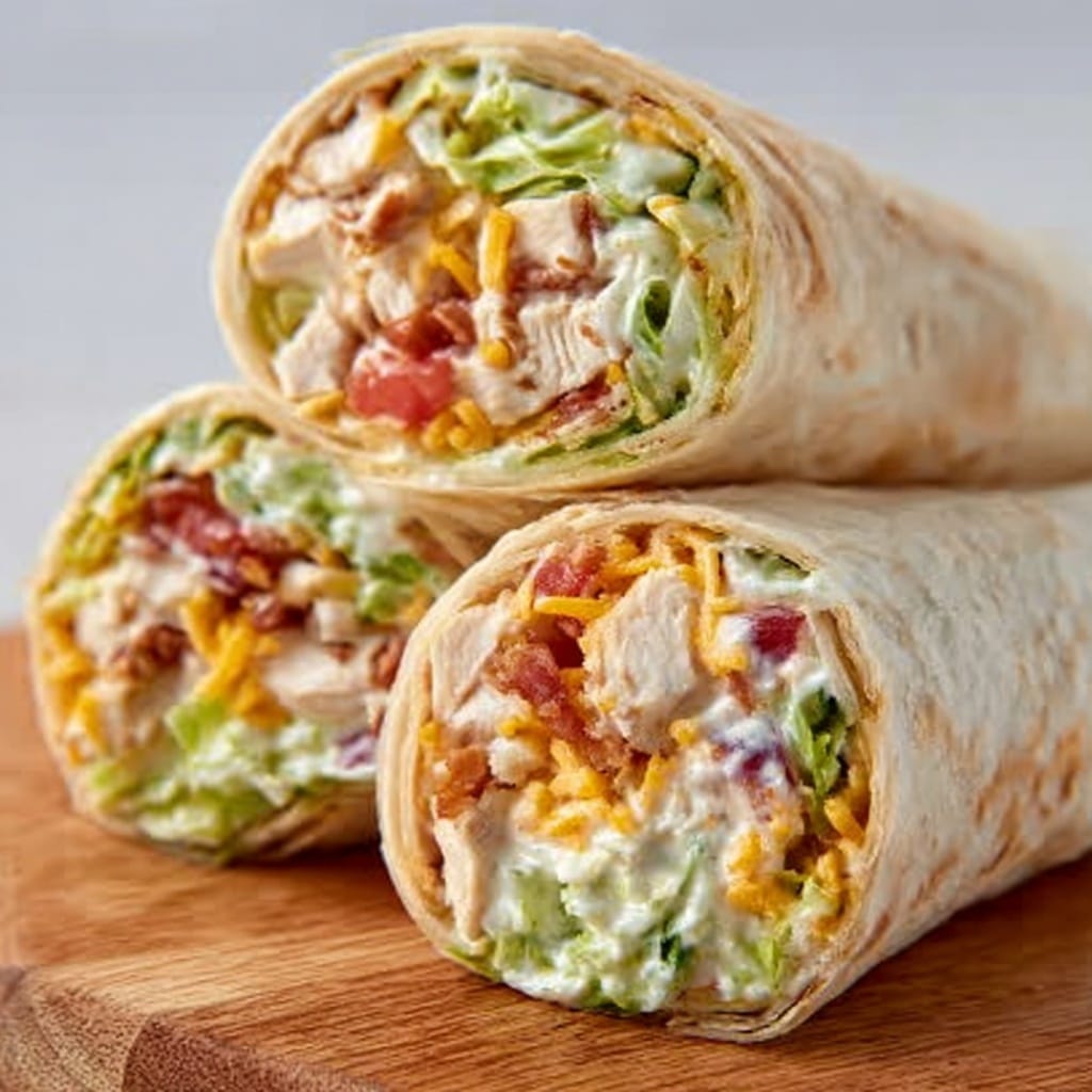 Crunchy Southwestern Chicken Wrap Recipe - Recipe Image