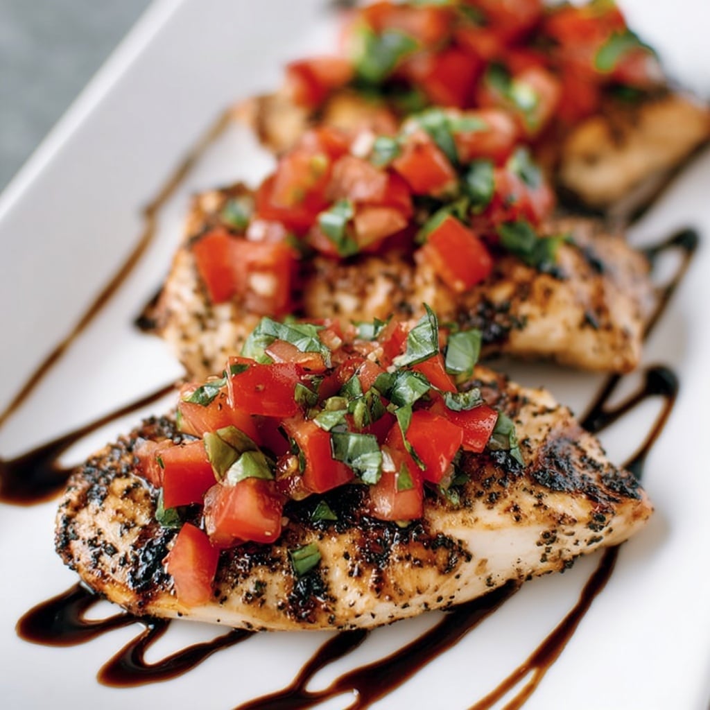 30-Minute Bruschetta Chicken (Grilled or Baked) Recipe - Recipe Image