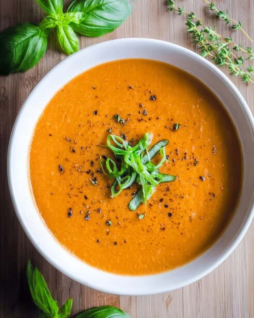 ROASTED ZUCCHINI AND TOMATO SOUP Recipe