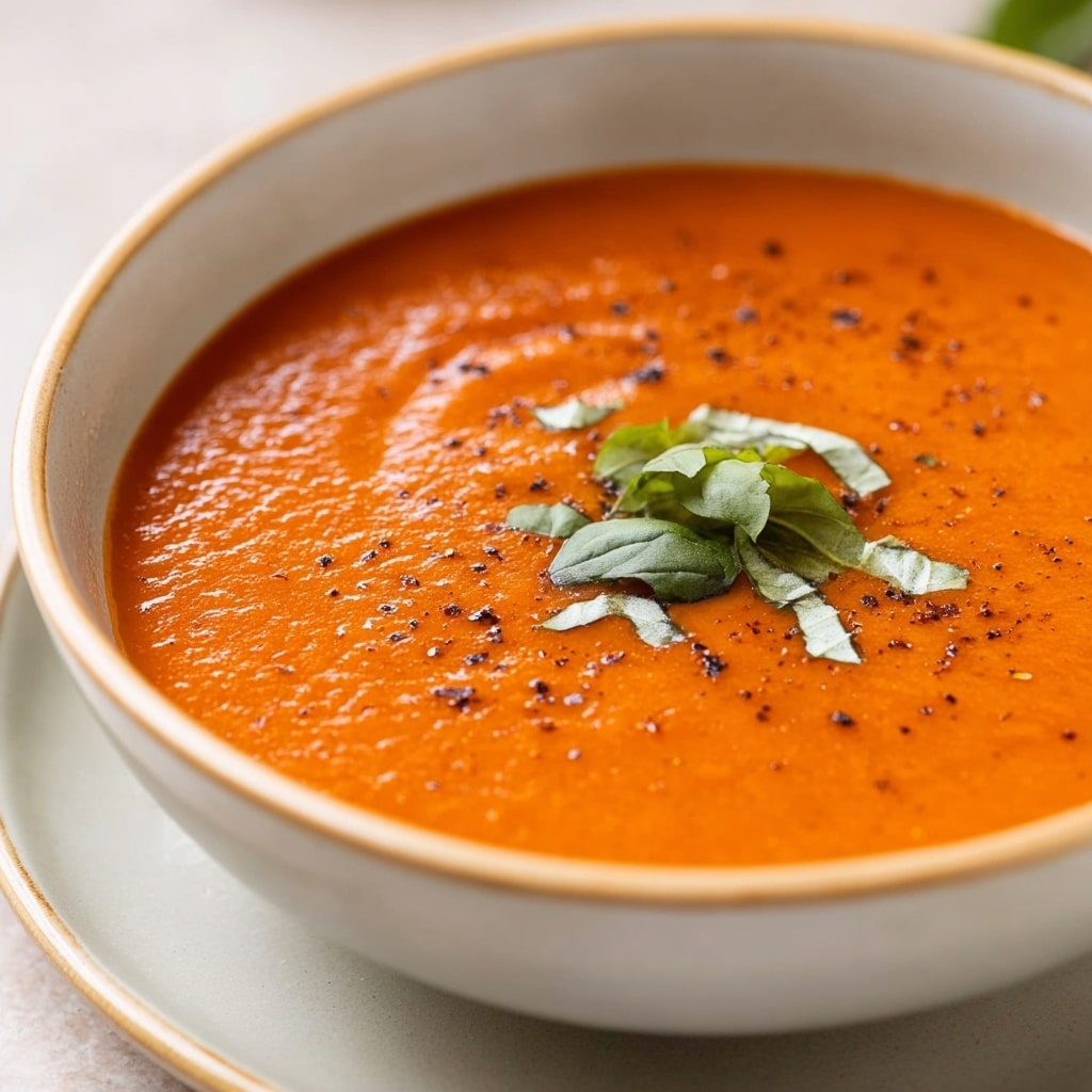 ROASTED ZUCCHINI AND TOMATO SOUP Recipe - Recipe Image