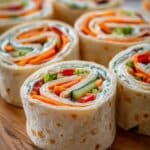 Fresh Vegetable Tortilla Roll Ups Recipe