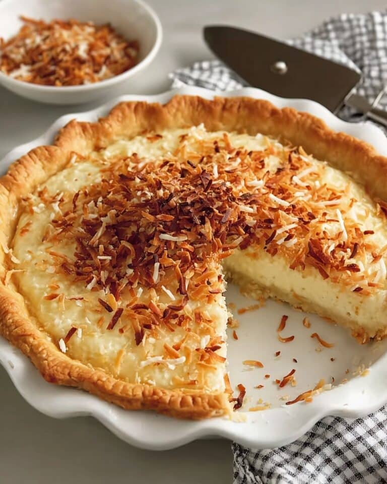 Coconut Custard Pie Recipe
