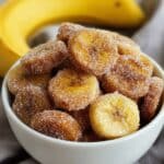 Cinnamon-Sugar Air Fryer Banana Chips Recipe