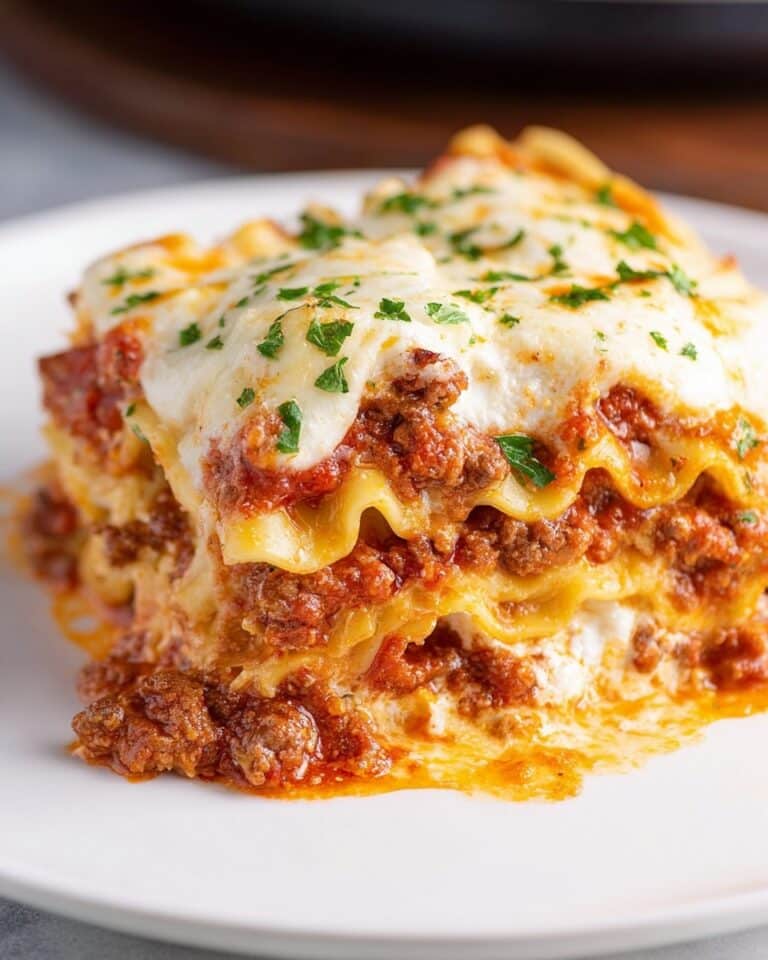 Easy Crockpot Lasagna Recipe