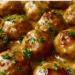 Gourmet Meatballs with Mushroom Sauce Recipe