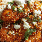 CRISPY HOT HONEY FETA CHICKEN Recipe