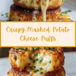 EASY MASHED POTATO CHEESE PUFFS RECIPE