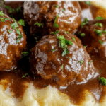 Tasty Slow Cooker Salisbury Steak Meatballs Recipe