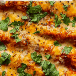 Easy Bean and Cheese Enchiladas Recipe