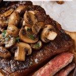 Garlic Mushroom Steak Recipe