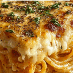 Baked Cream Cheese Spaghetti Casserole Recipe