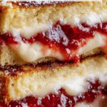 Fried Strawberry Cheesecake Sandwiches Recipe