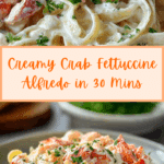 Crab Fettuccine Alfredo Recipe