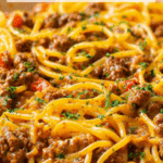 Crockpot Taco Spaghetti Recipe