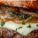 French Onion Soup Burgers Recipe