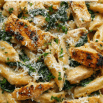 Garlic Parmesan Chicken Pasta Recipe