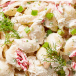CRAB PASTA SALAD! Recipe