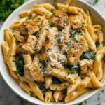 Garlic Parmesan Chicken Pasta Recipe