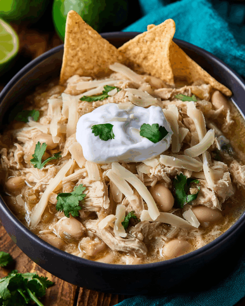 Slow Cooker White Chicken Chili Recipe