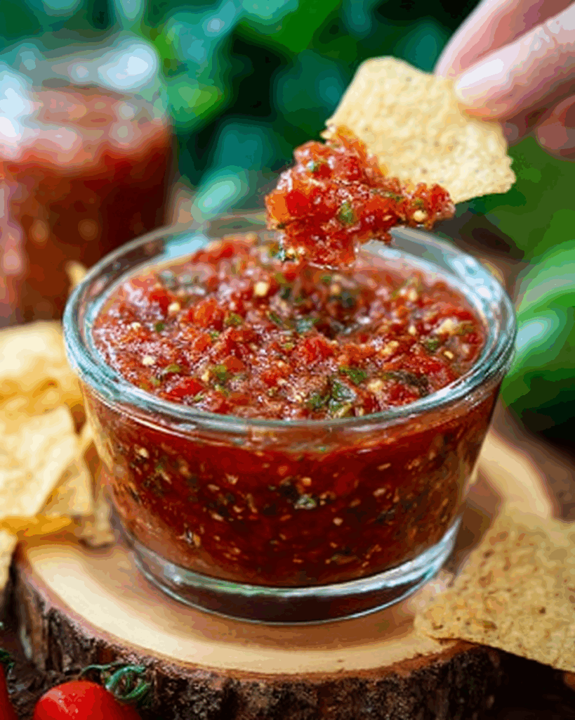 The Best 5-Minute Fire Roasted Salsa Recipe