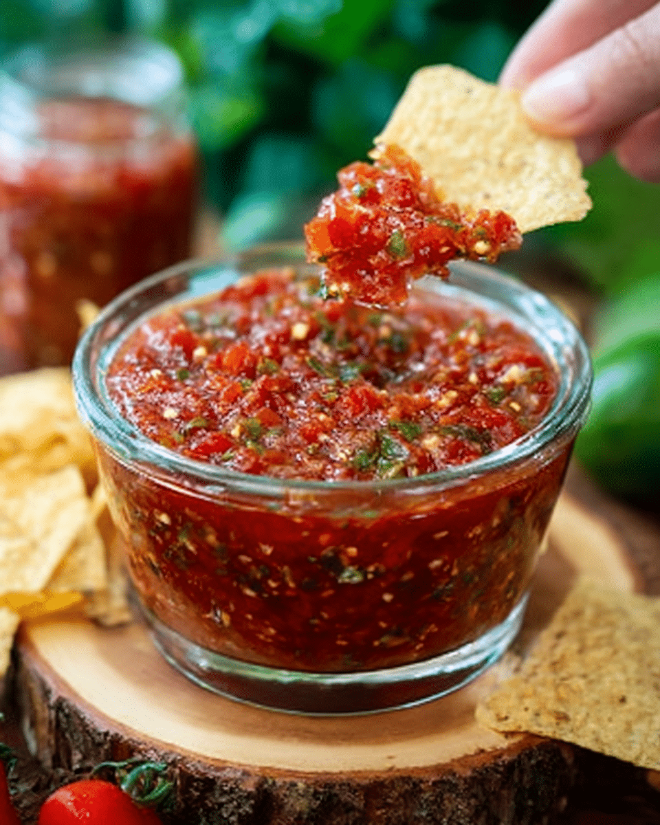 The Best 5-Minute Fire Roasted Salsa Recipe