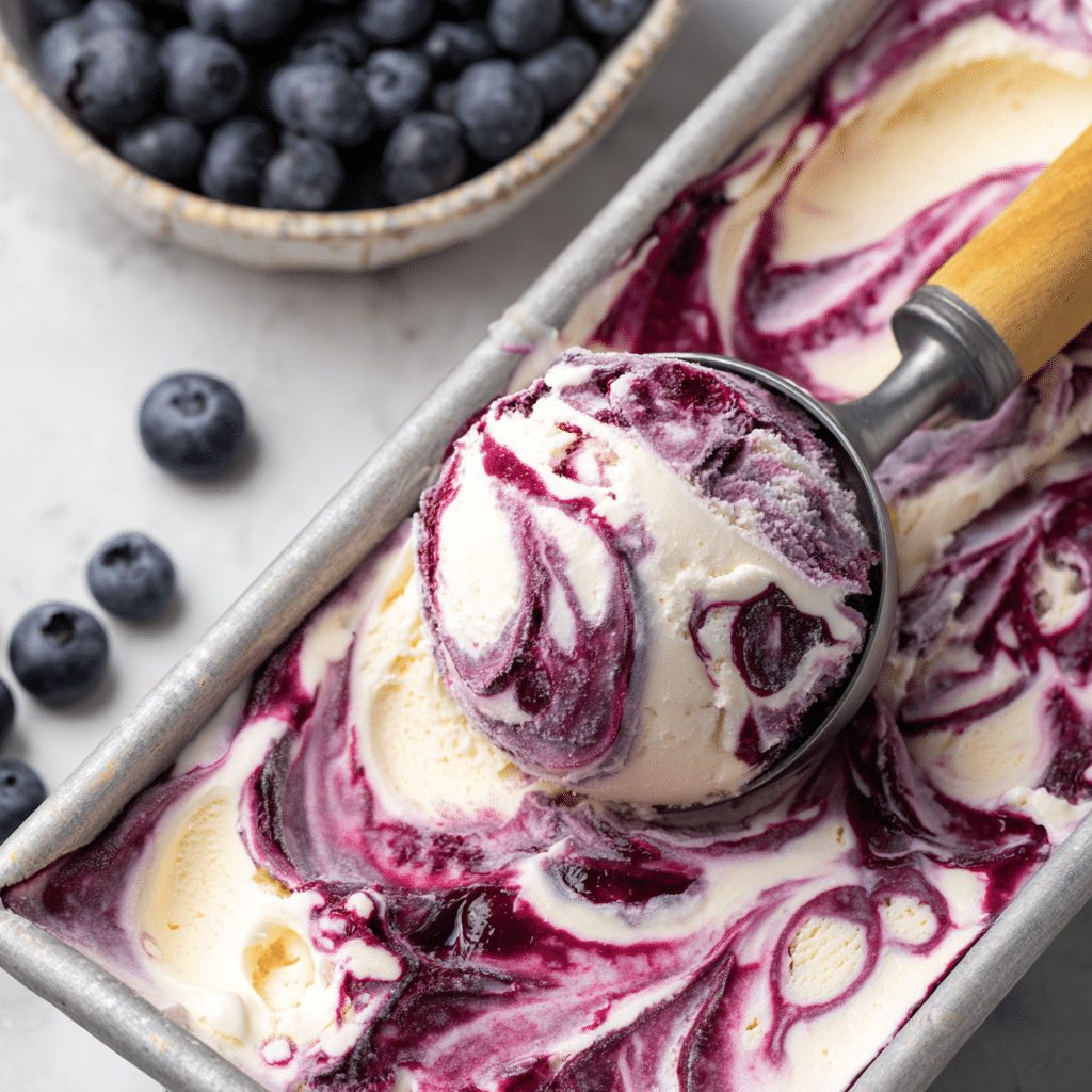 Blueberry Cheesecake Ice Cream Recipe - Recipe Image