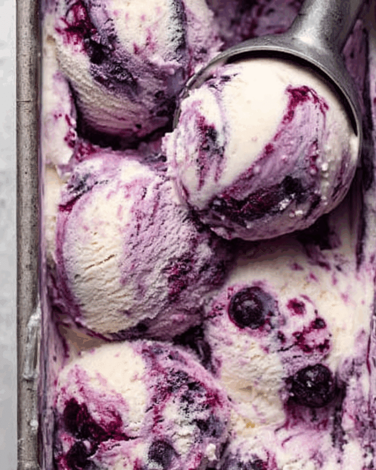 Blueberry Cheesecake Ice Cream Recipe