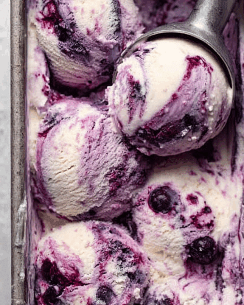Blueberry Cheesecake Ice Cream Recipe