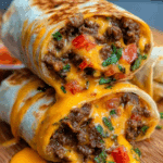 Nacho Cheese Beef Wrap Recipe