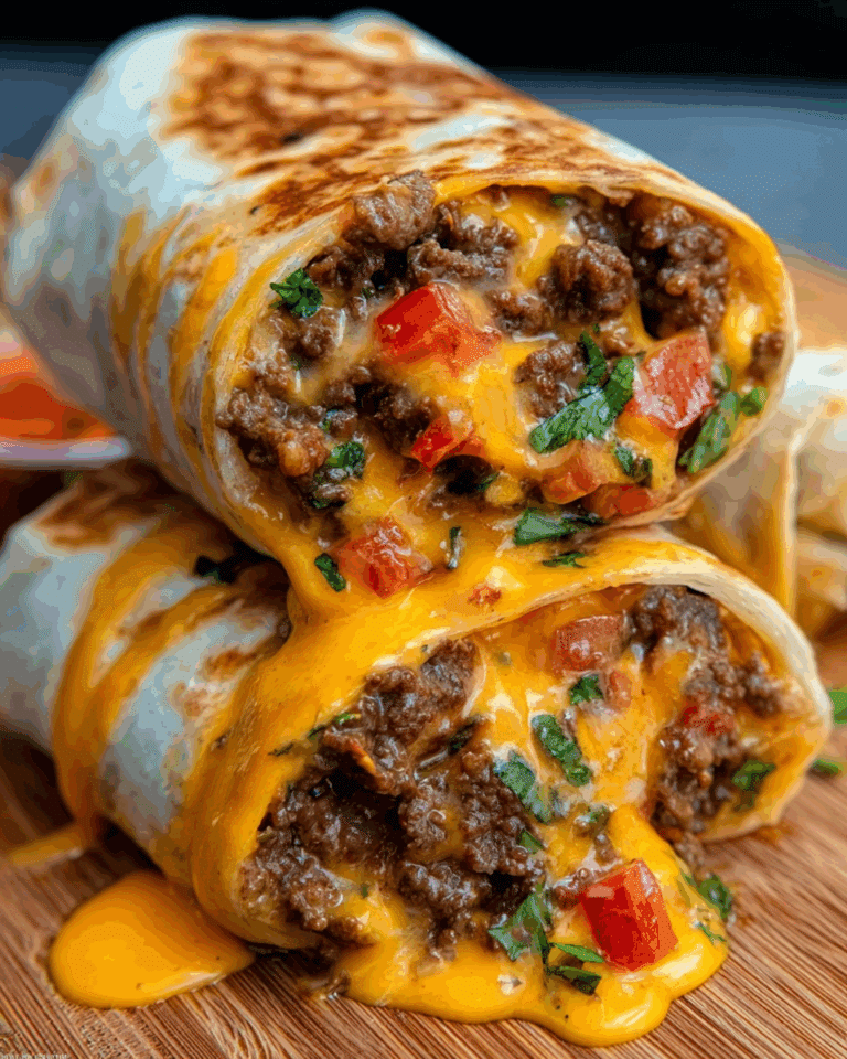 Nacho Cheese Beef Wrap Recipe