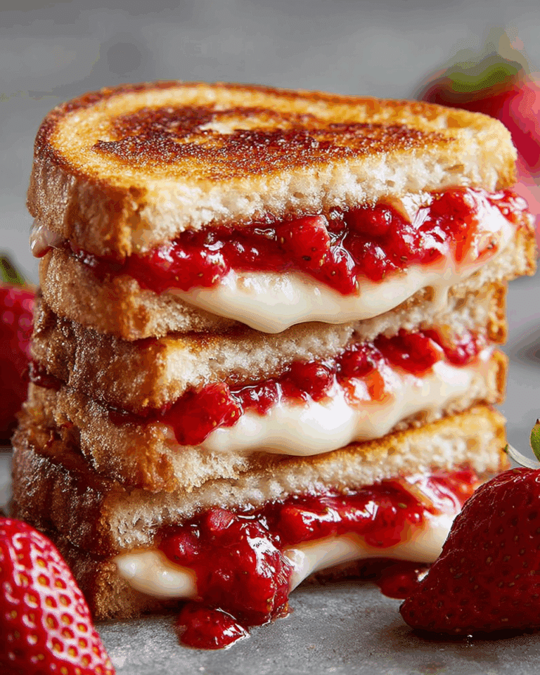 Fried Strawberry Cheesecake Sandwiches Recipe