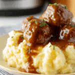 Slow Cooker Salisbury Steak Meatballs Recipe
