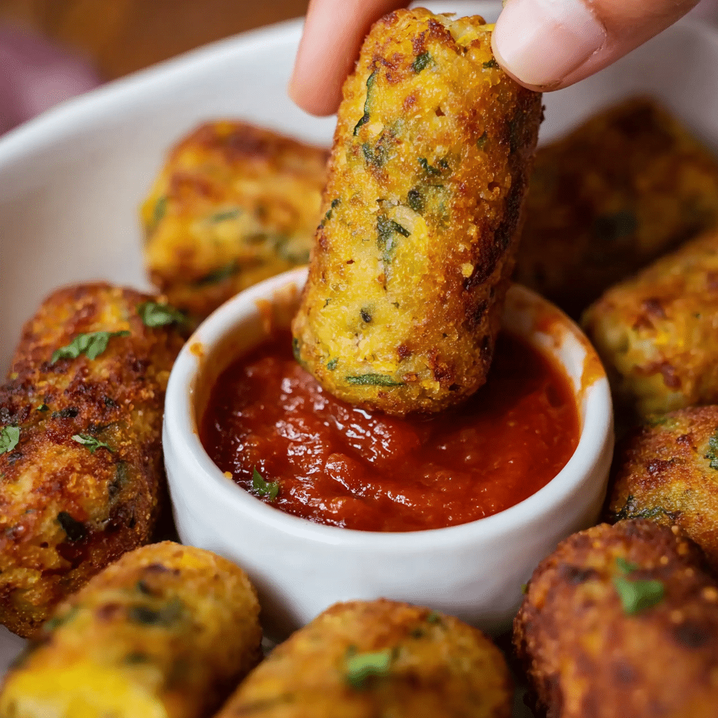 ZUCCHINI TATER TOTS Recipe - Recipe Image