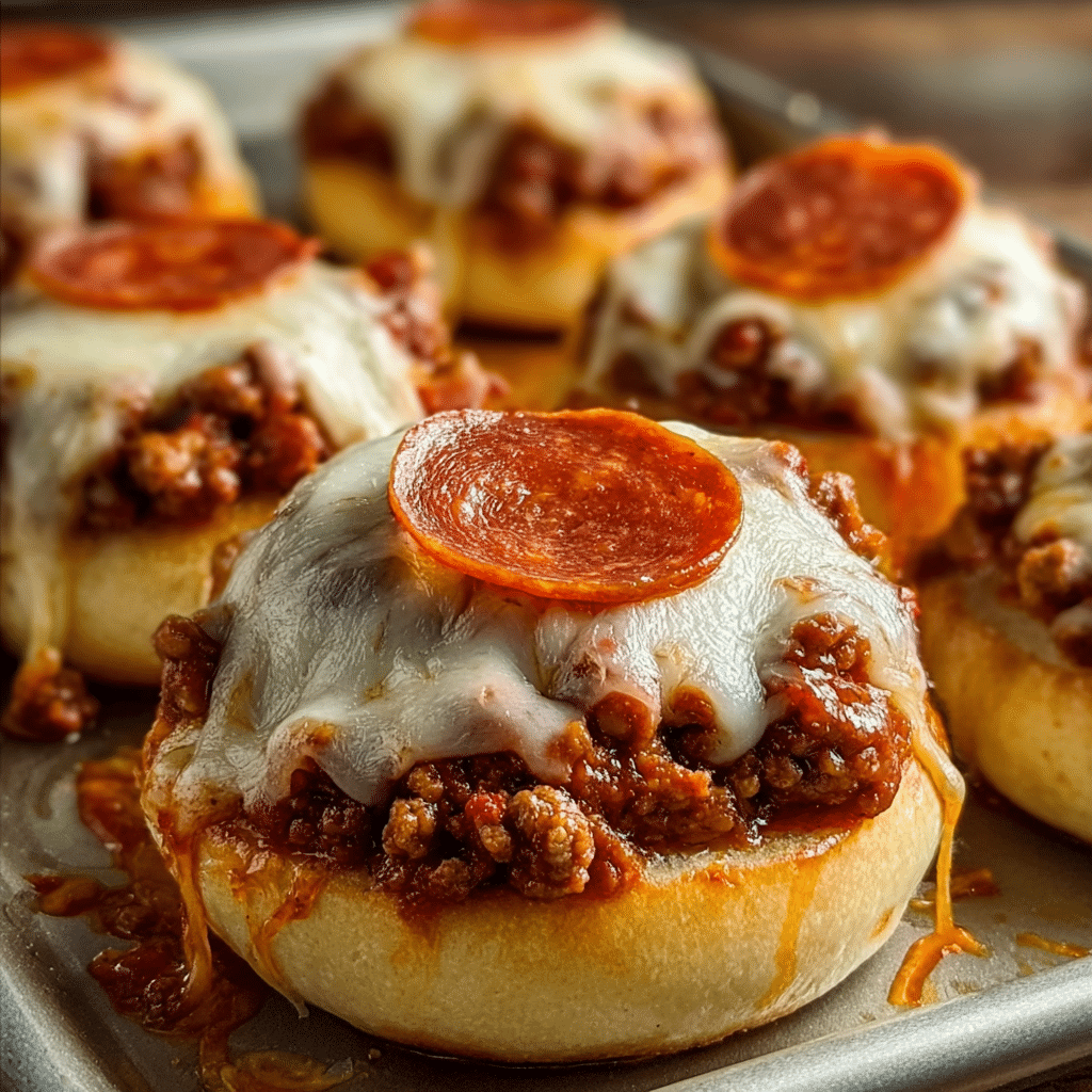 Pepperoni Pizza Sloppy Joes Recipe - Recipe Image