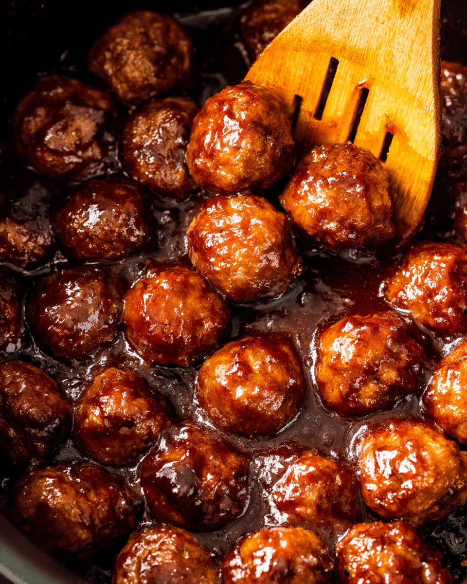 3 Ingredient Slow Cooker Pineapple Teriyaki Meatballs Recipe