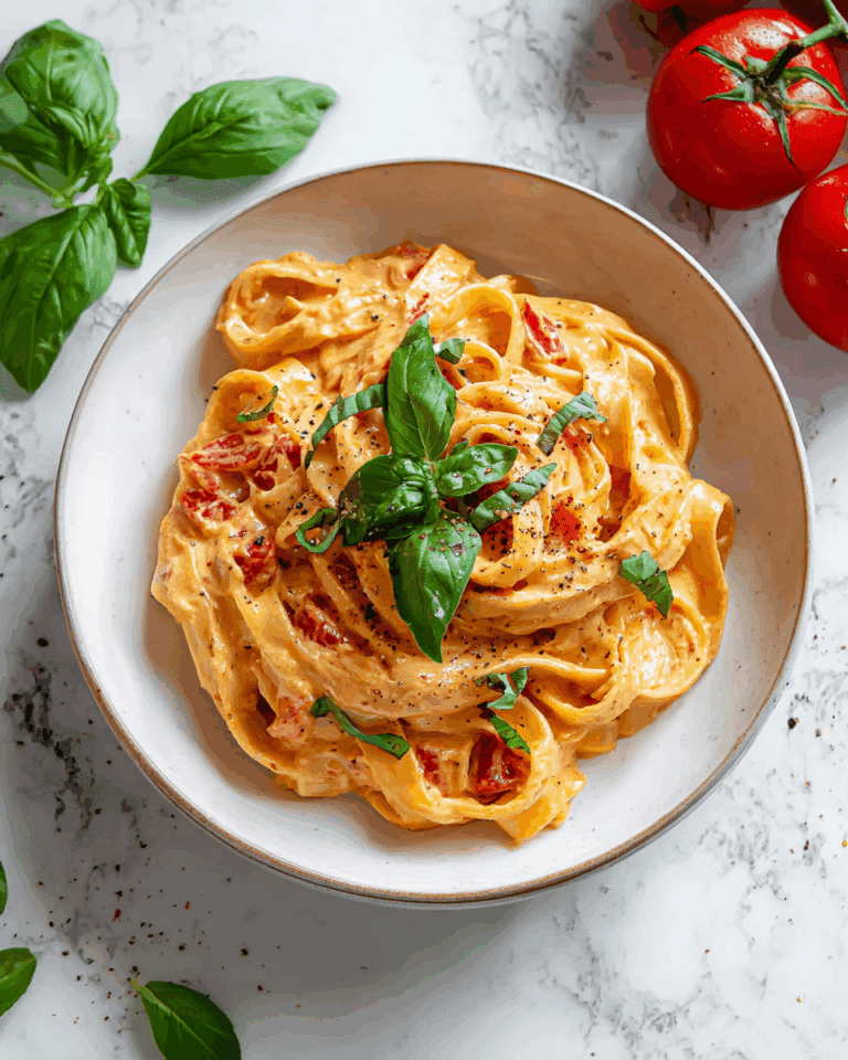 Easy One Pot Creamy Tomato Pasta Recipe