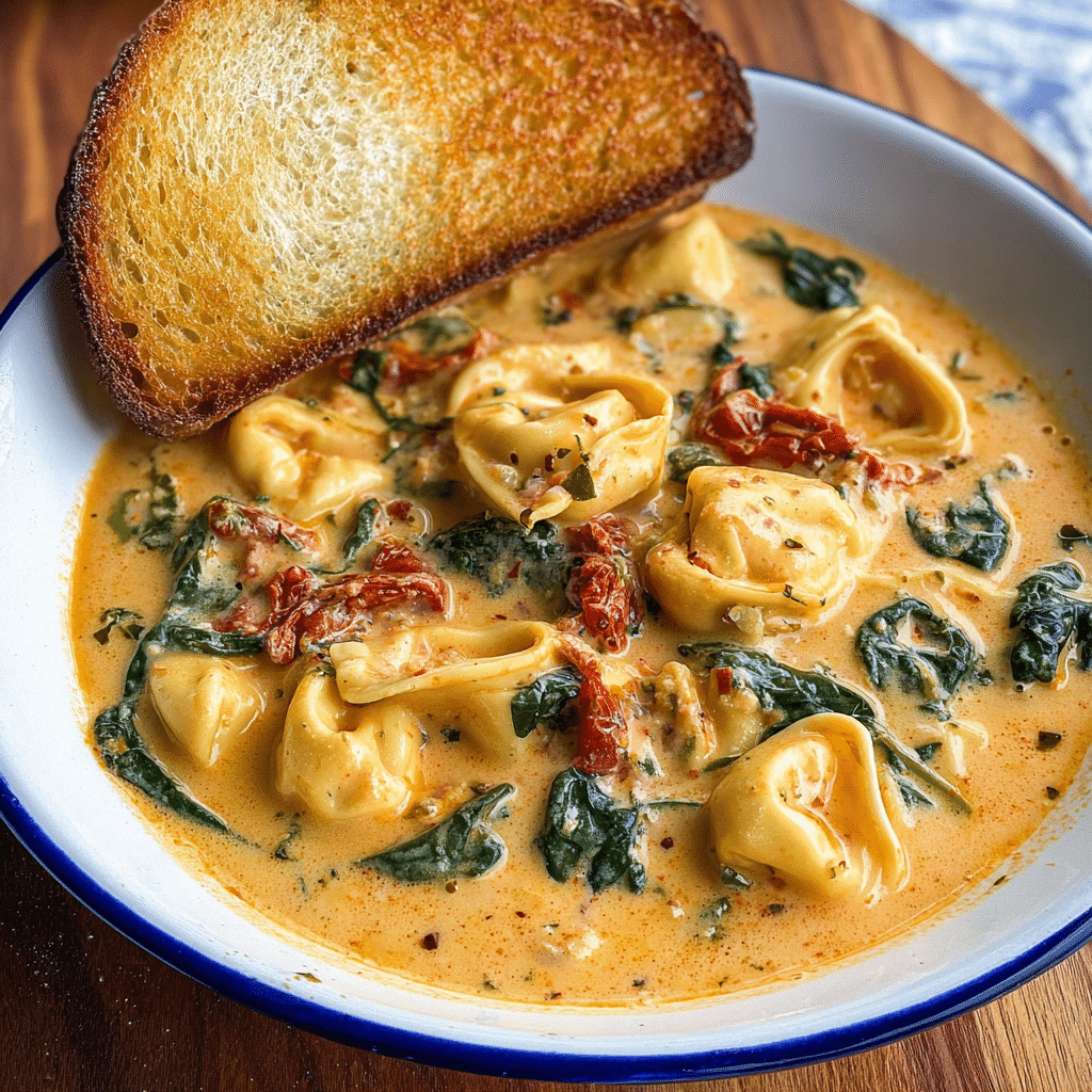 Creamy Tuscan Chicken Soup Recipe - Recipe Image