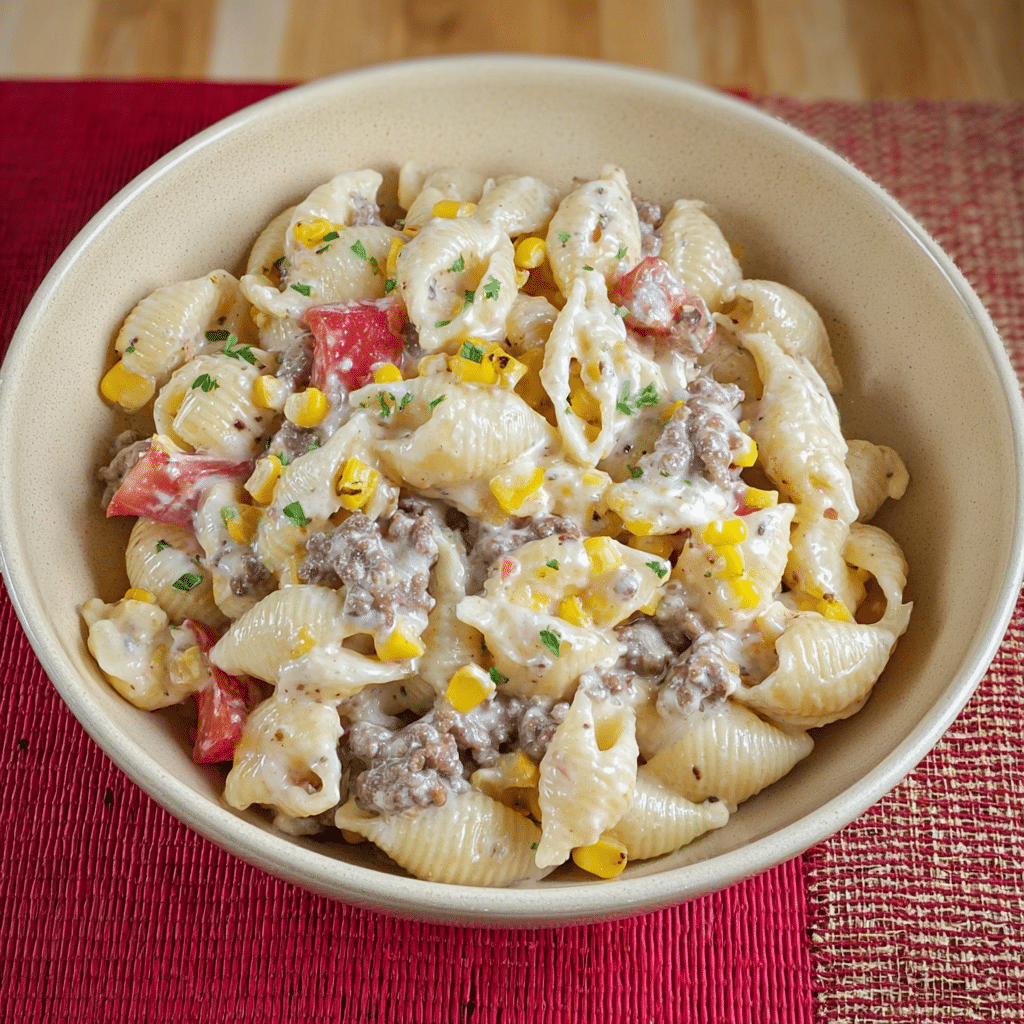 Cowboy Pasta Recipe - Recipe Image