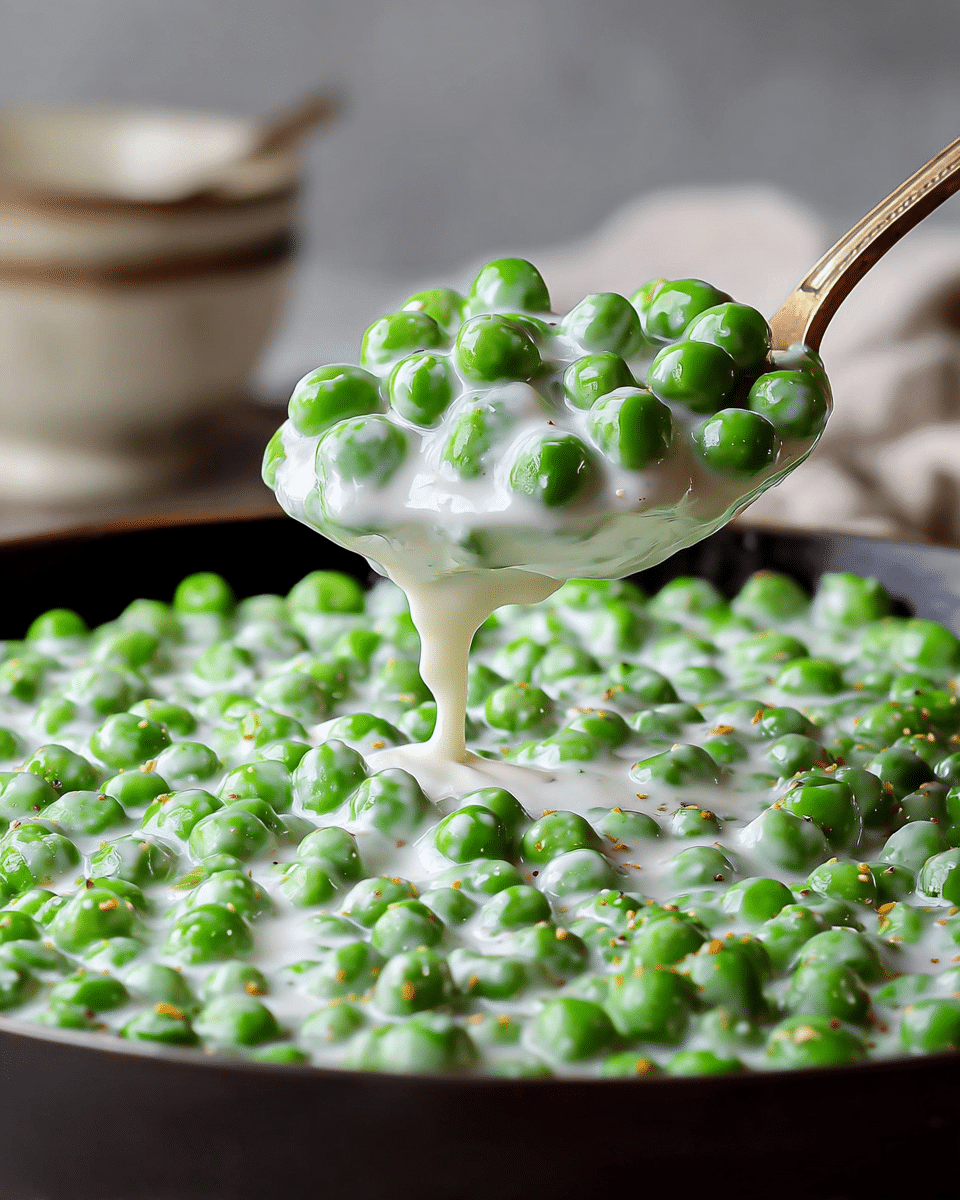 Creamed Peas Recipe