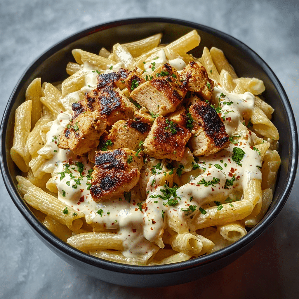 Creamy Boursin Chicken Pasta Recipe - Recipe Image