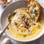 Vegan Garlic Chickpea Soup Recipe